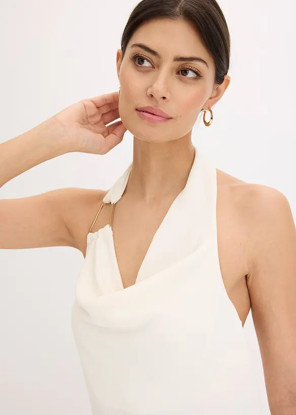 Robe midi avec un détail métallique, bonprix