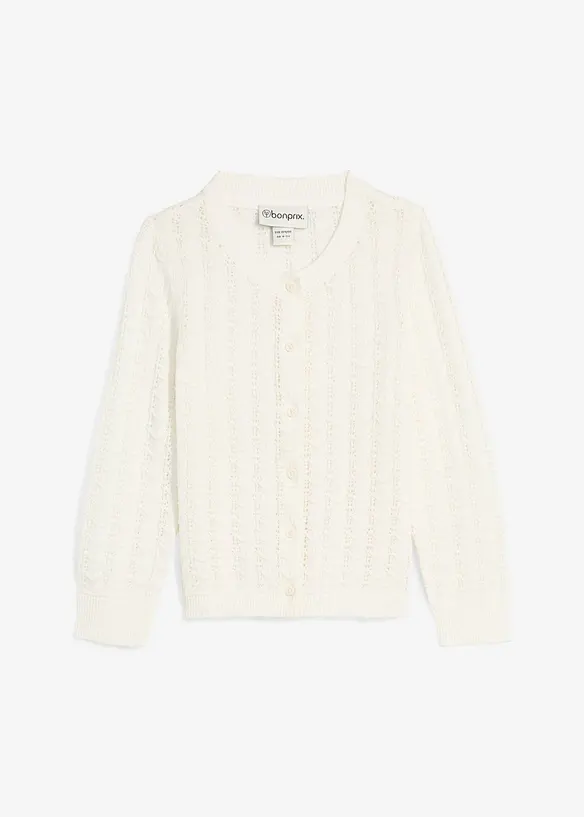 Gilet en maille ajourée, bonprix