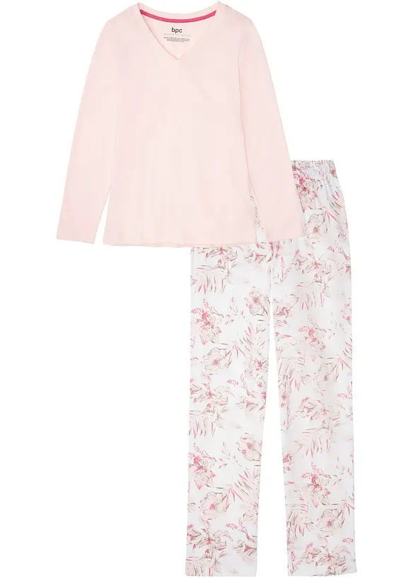 Pyjama aus reiner Bio-Baumwolle, bonprix