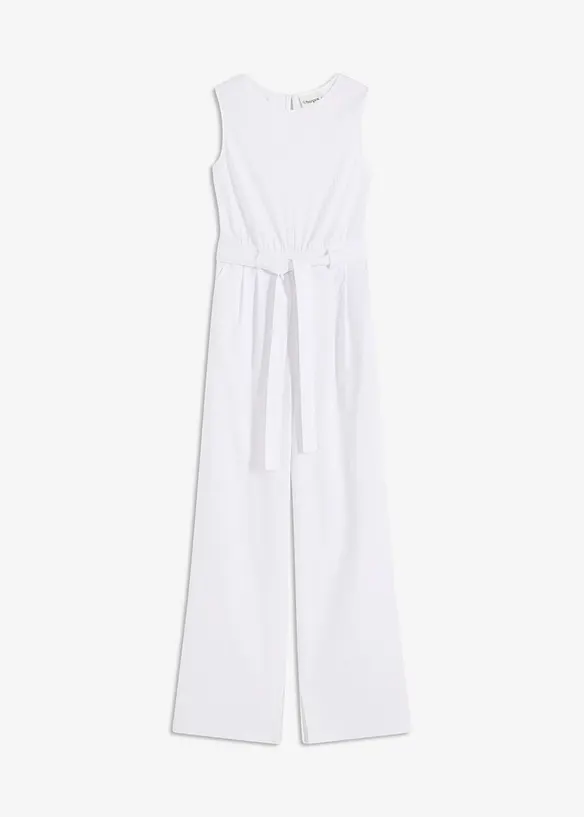 Combinaison en mélange jersey-lin, bonprix
