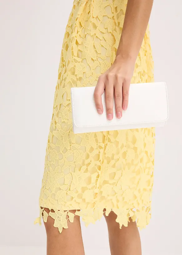 Robe en dentelle avec empiècement au crochet, bonprix
