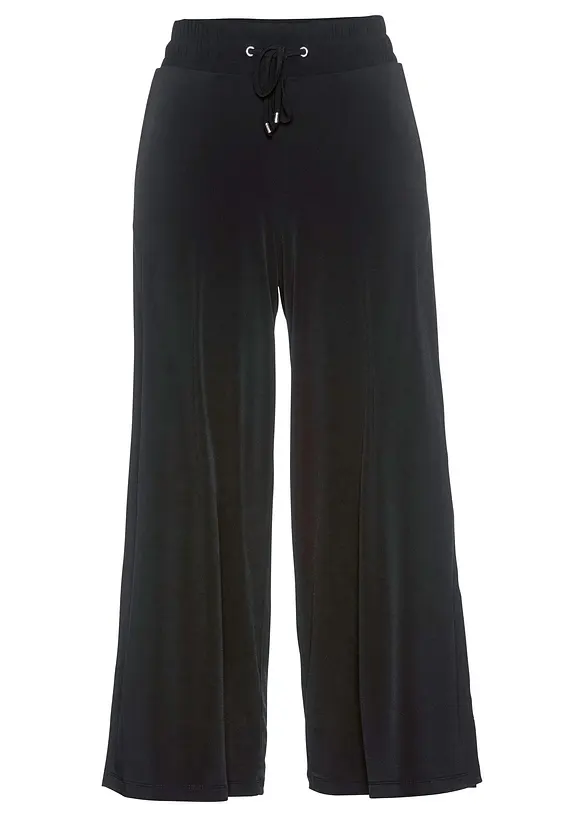 Pantalon en jersey à taille élastiquée, bonprix