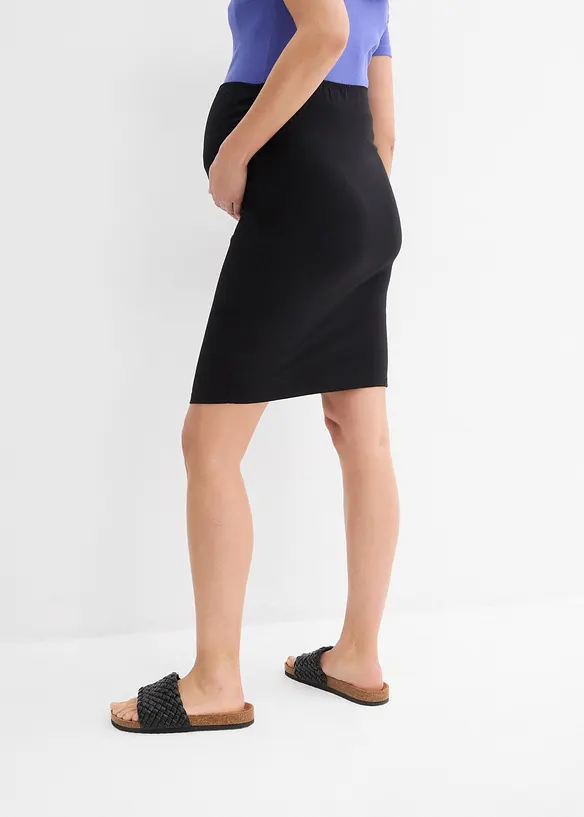 2-in-1 Überbauch- und Unterbauch Rock aus Bio-Baumwolle, bonprix