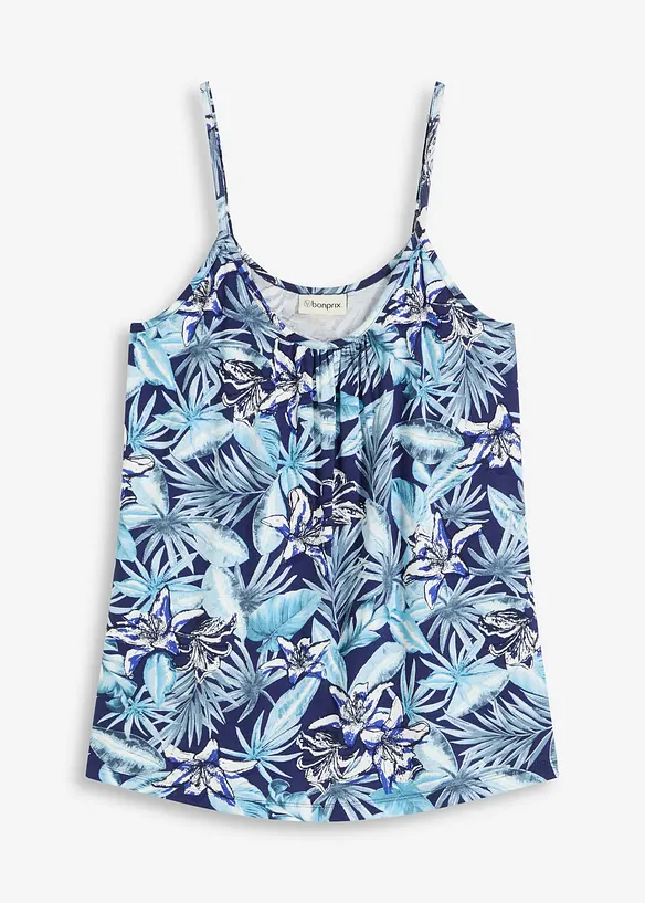 Spaghettitr&auml;ger-Top aus softem Viskose-Mix, bonprix