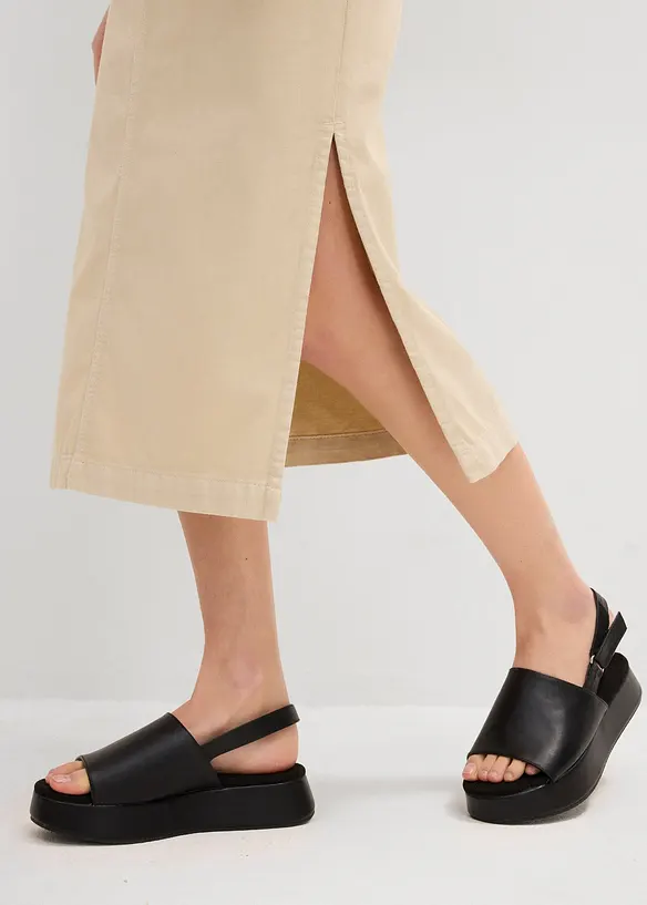 Jupe en twill 100% coton, bonprix
