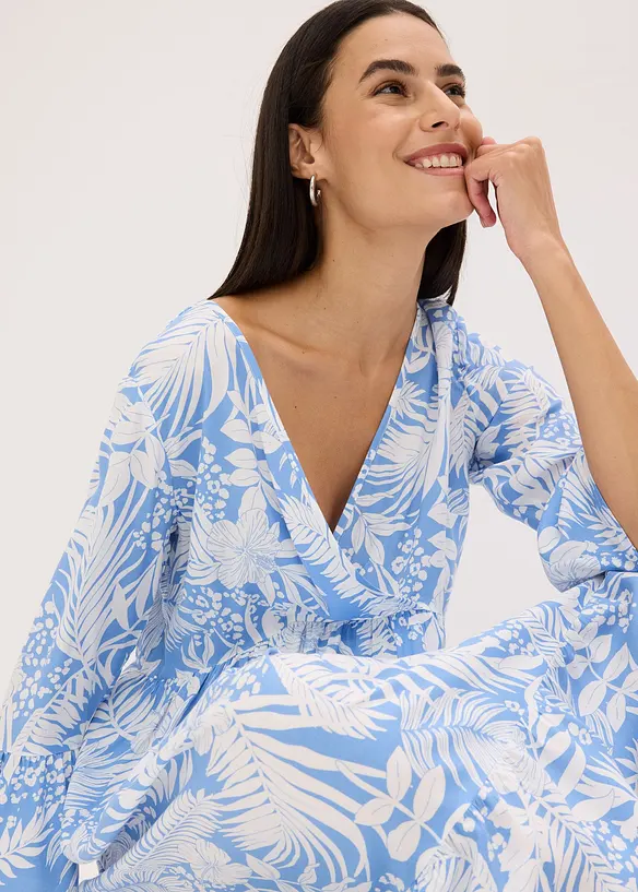 Tunika-Kleid aus fließender Viskose, bonprix