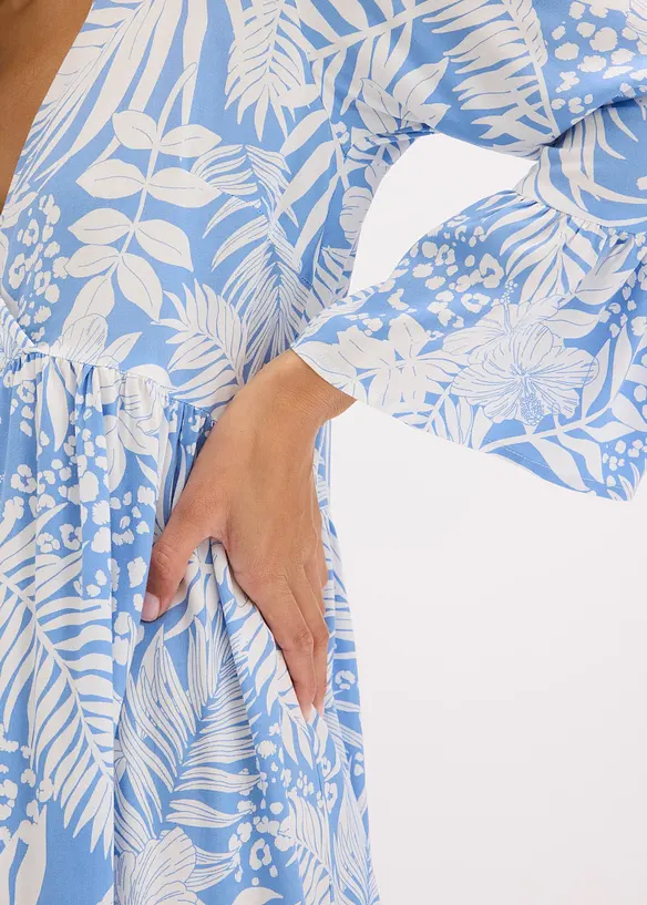 Tunika-Kleid aus fließender Viskose, bonprix