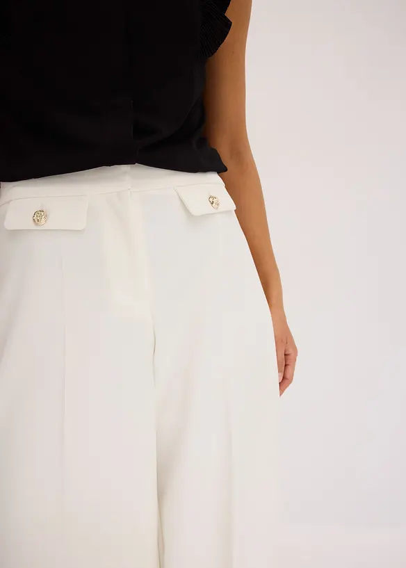Pantalon large habillé, bonprix