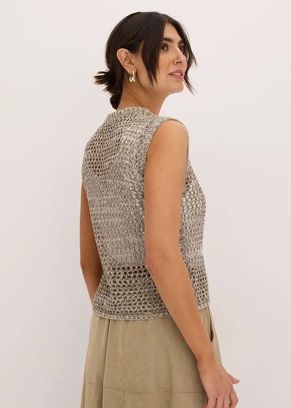Stricktop aus Bändchengarn, bonprix