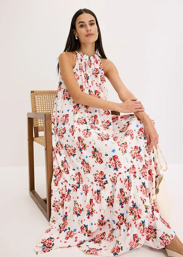 Robe longue imprimée, bonprix