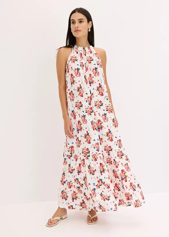 Robe longue imprimée, bonprix