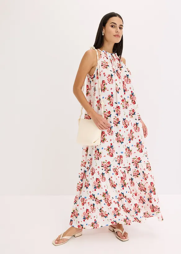 Robe longue imprimée, bonprix
