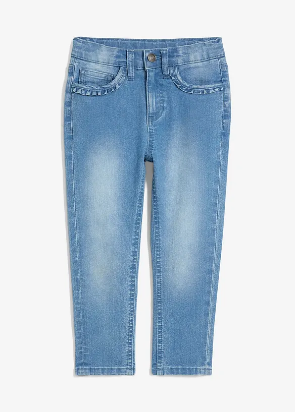 Jean extensible taille mi-haute, Tapered, bonprix