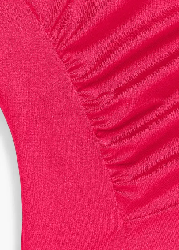 Maillot 1 pièce sculptant en matière brillante, maintien modéré, bonprix