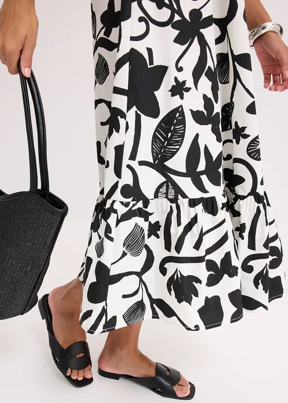 Midikleid aus reiner Bio-Baumwolle, bonprix