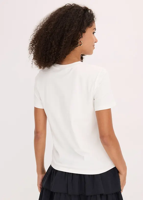 T-shirt à imprimé placé, bonprix