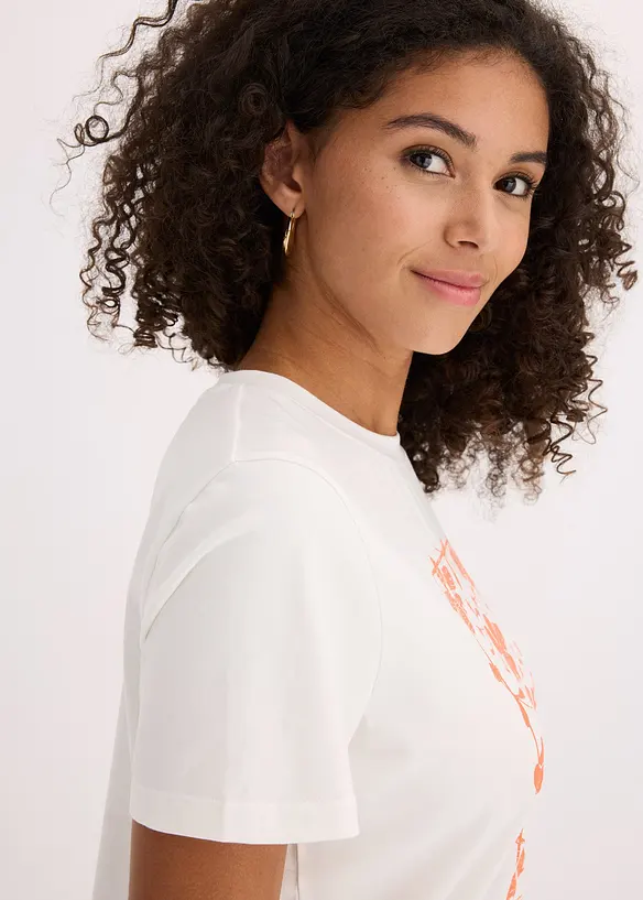 T-shirt à imprimé placé, bonprix