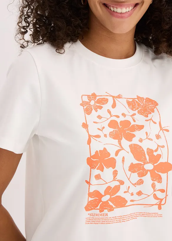 T-shirt à imprimé placé, bonprix