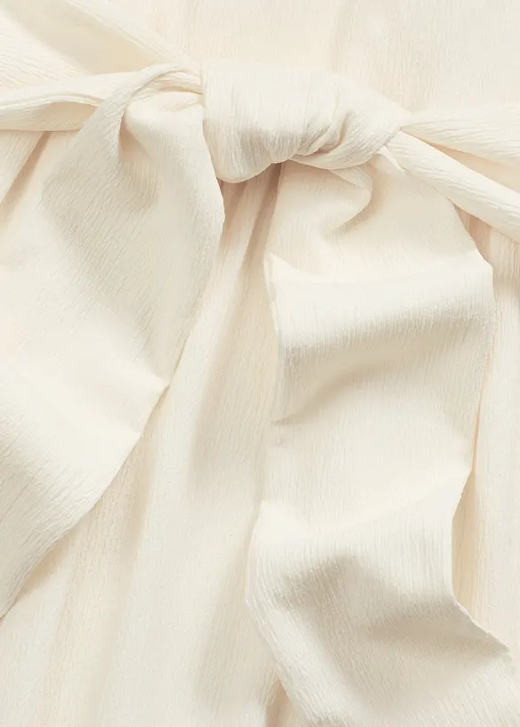 Robe légère en jersey crêpe avec manches papillon, bonprix