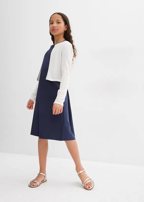 Robe en jersey coton extensible, bonprix