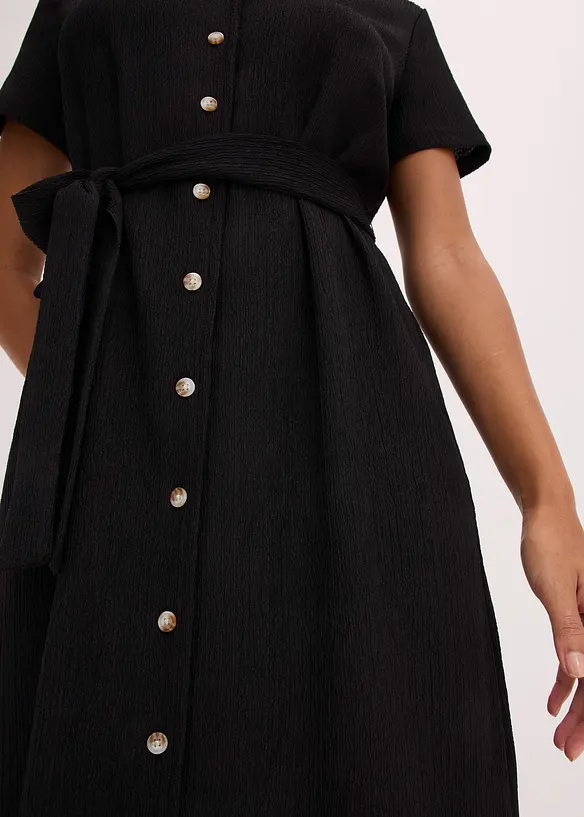 Jerseykleid aus luftigem Crêpe, bonprix