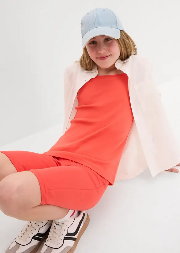 Spaghettitr&auml;ger-Top mit Bio-Baumwolle (3er Pack), bonprix