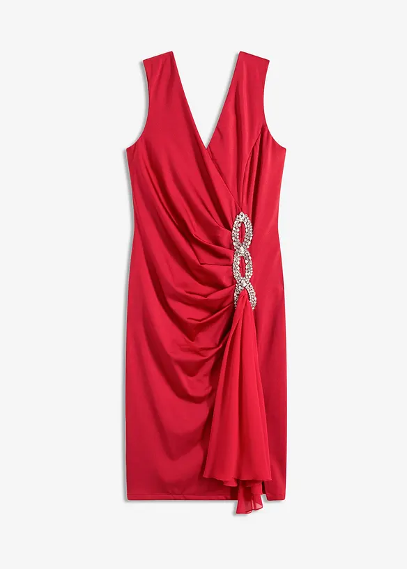 Robe en jersey avec une application en strass, bonprix