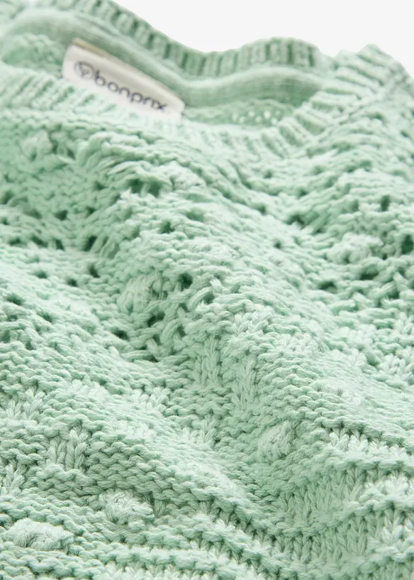 Pull ajouré avec lin, bonprix