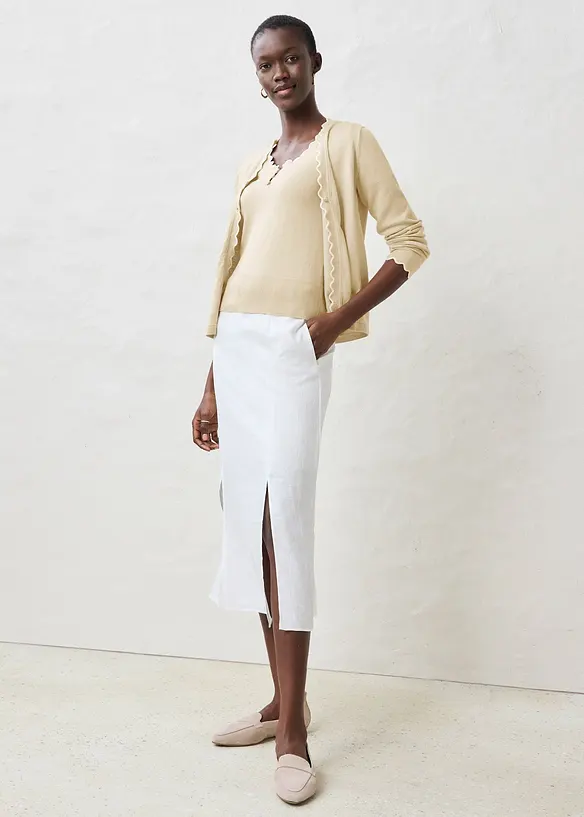 Pullover mit Seidenanteil, bonprix