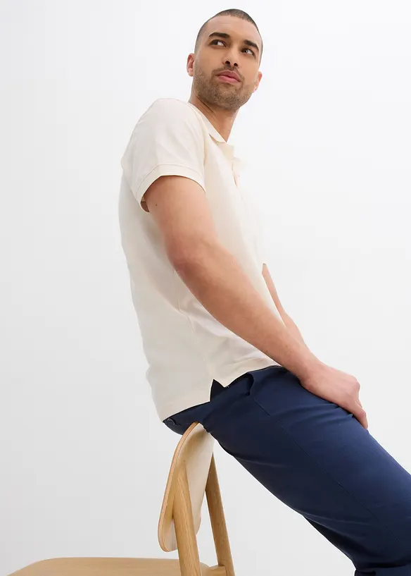 Polo en maille piquée 100% coton, bonprix