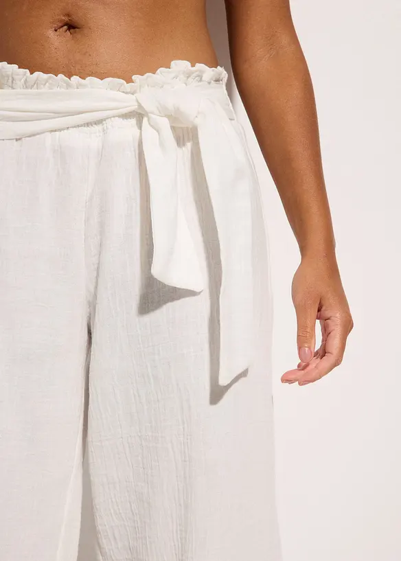 Strand Musselin 3/4-Hose, bonprix