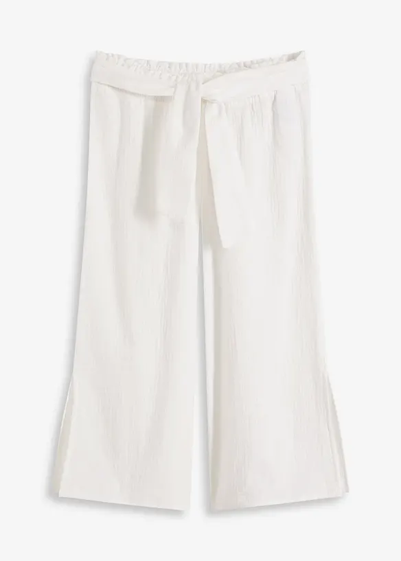 Strand Musselin 3/4-Hose, bonprix