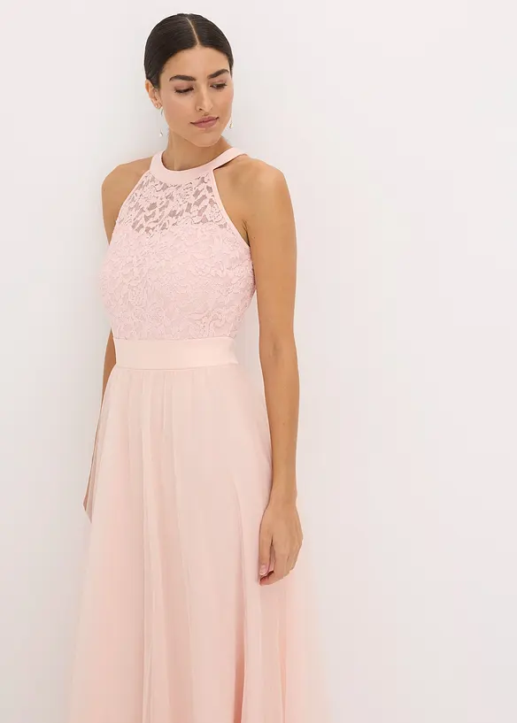 Maxikleid mit Spitze und Tüll-Rock, bonprix