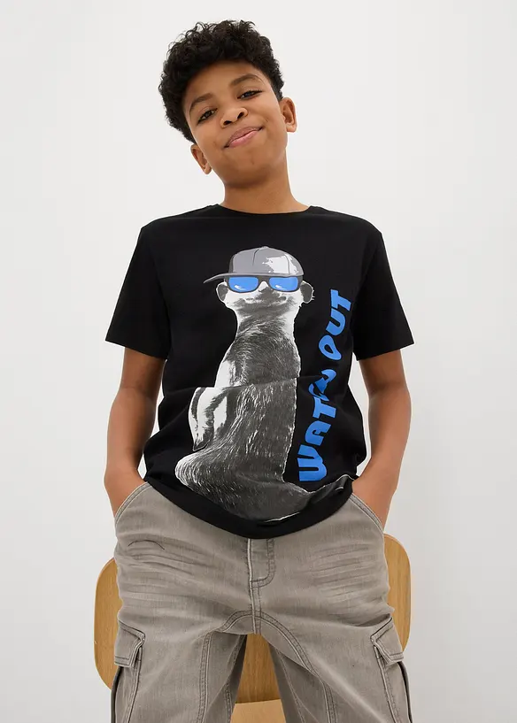 T-Shirt mit Bio-Baumwolle, bonprix