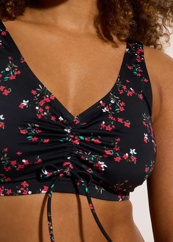 Bustier-Bikinioberteil mit Schnürung, bonprix