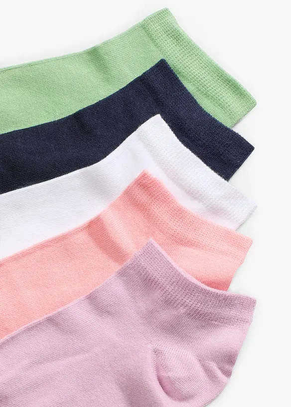 Lot de 7 chaussettes courtes en coton majoritaire, bonprix