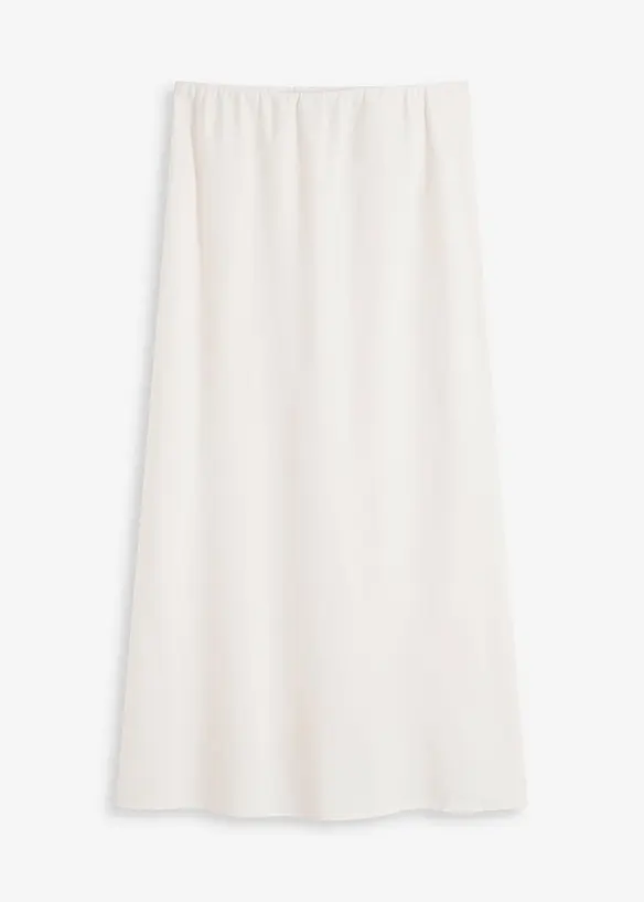 Jupe midi en satin, bonprix