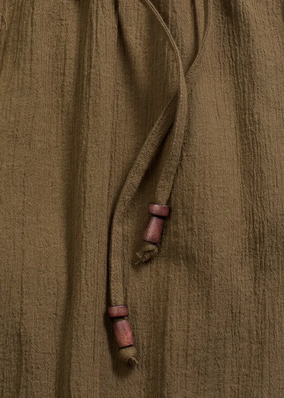 Pantalon large et texturé, bonprix