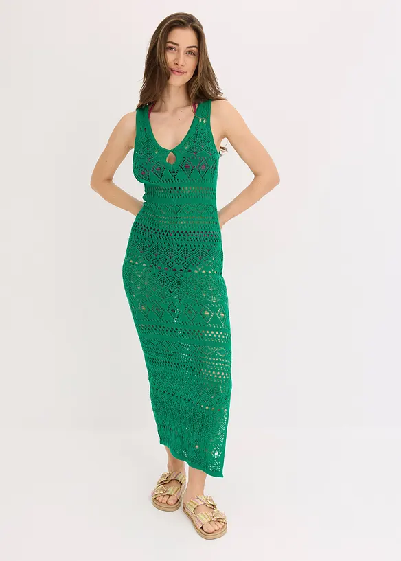 Maxikleid in Häkeloptik, bonprix