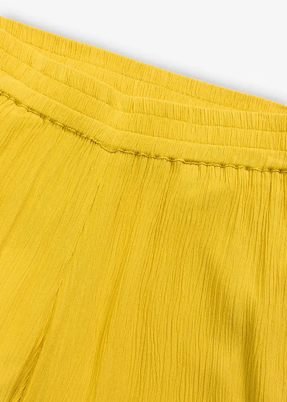 Pantalon taille élastiquée en viscose fluide, bonprix