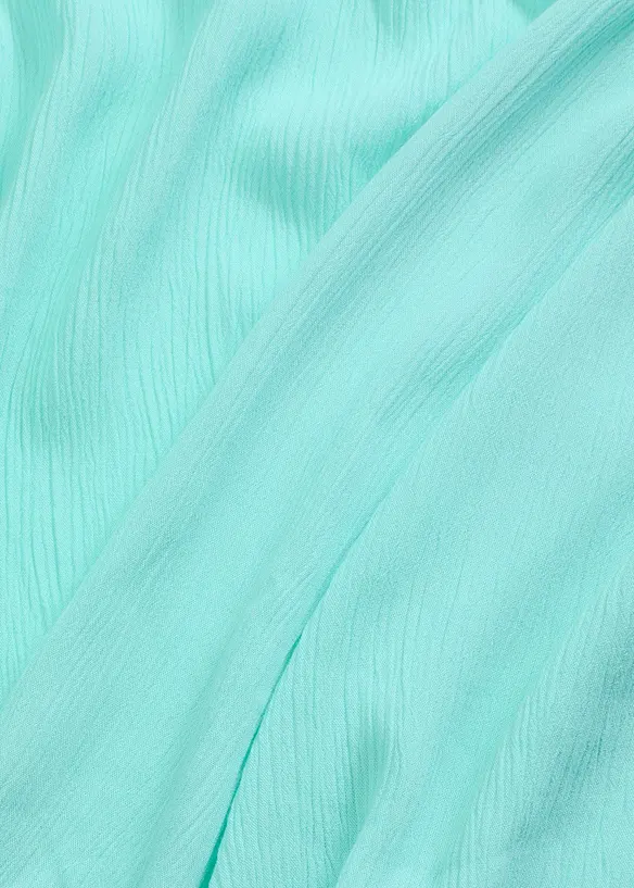 Top à dos nu en viscose texturée, bonprix