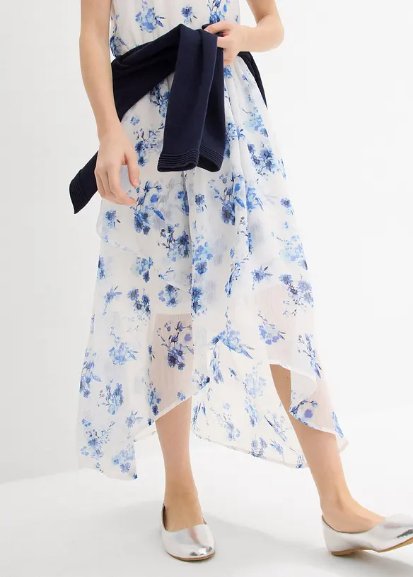Robe en crêpe froissé, bonprix