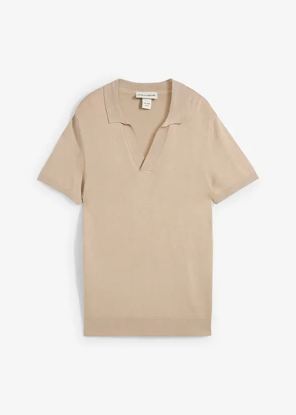 Polo en fine maille estivale, bonprix