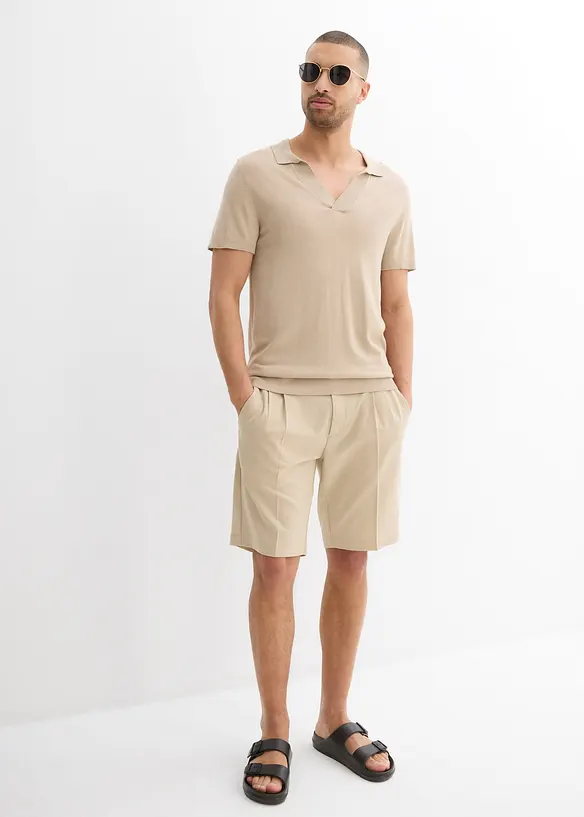 Polo en fine maille estivale, bonprix
