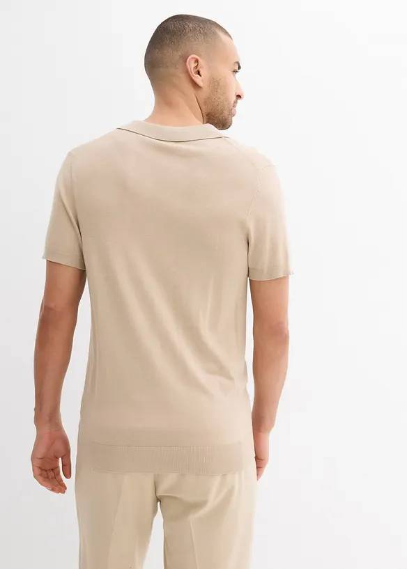 Polo en fine maille estivale, bonprix