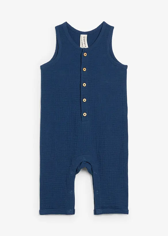 Combinaison bébé en gaze 100% coton, bonprix