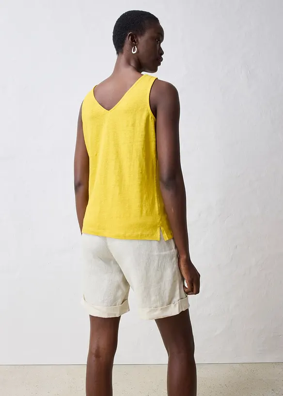 Tanktop aus reinem Leinen, bonprix