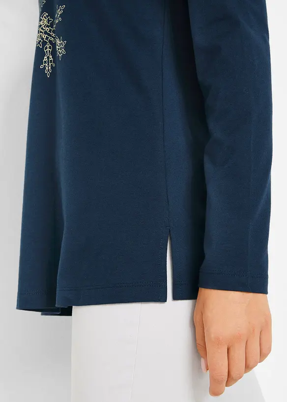 Langarmshirt aus reiner Baumwolle, bonprix