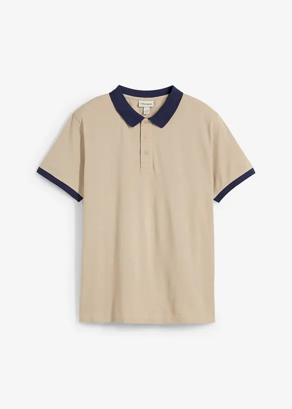 Polo en maille piquée 100% coton, bonprix