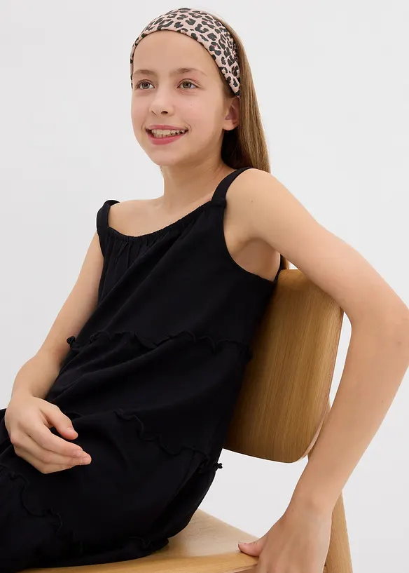 Robe 100% coton à bretelles, bonprix